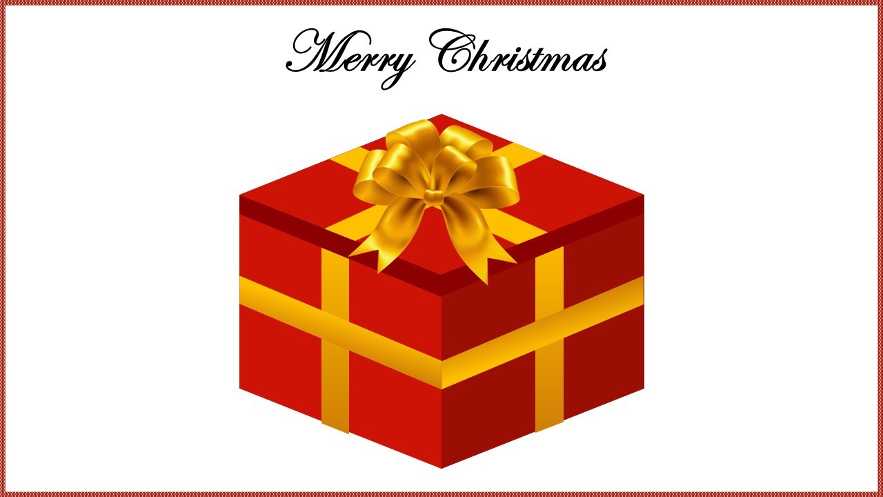 How To Make Christmas Gifts Box In PowerPoint