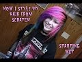 Hair From Scratch(wet) Scene/Emo/LargeBang/MassiveCombover/Indie