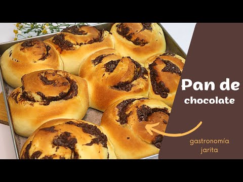 Pan de chocolate (Rolls de chocolate ) receta fácil y deliciosa