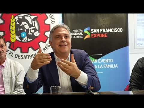 El gobernador Llaryora en la Rural de San Francisco