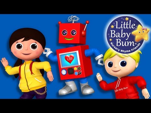 Robot Song | Nursery Rhymes for Babies by LittleBabyBum - ABCs and 123s