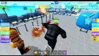 MUSCLE LEGENDS NO ROBLOX NOOB TREINANDO UM POUCO