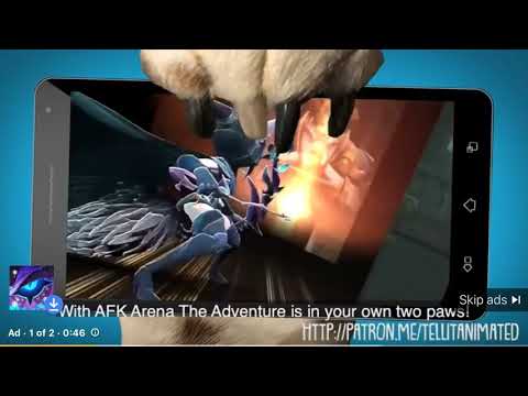 Dog Afk arena ad