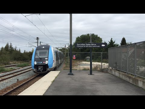 Arrivée Transilien-H Nat Z50000 IDFM en gare de Sarcelles-Saint-Brice