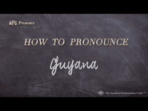 How to Pronounce Guyana (Real Life Examples!)