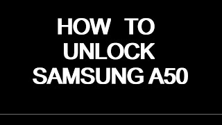 HOW TO UNLOCK/OPEN LINE TO ALL NETWORK SAMSUNG A50 (SM-A505U) CARRIER SPRINT ((100% TESTED))