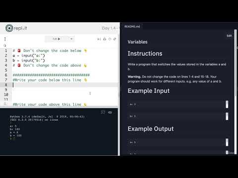 014 Interactive Coding Exercise Variables