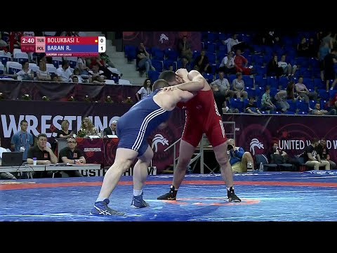 GOLD FS - 97 kg: R. BARAN (POL) df. I. BOLUKBASI (TUR), 5-0