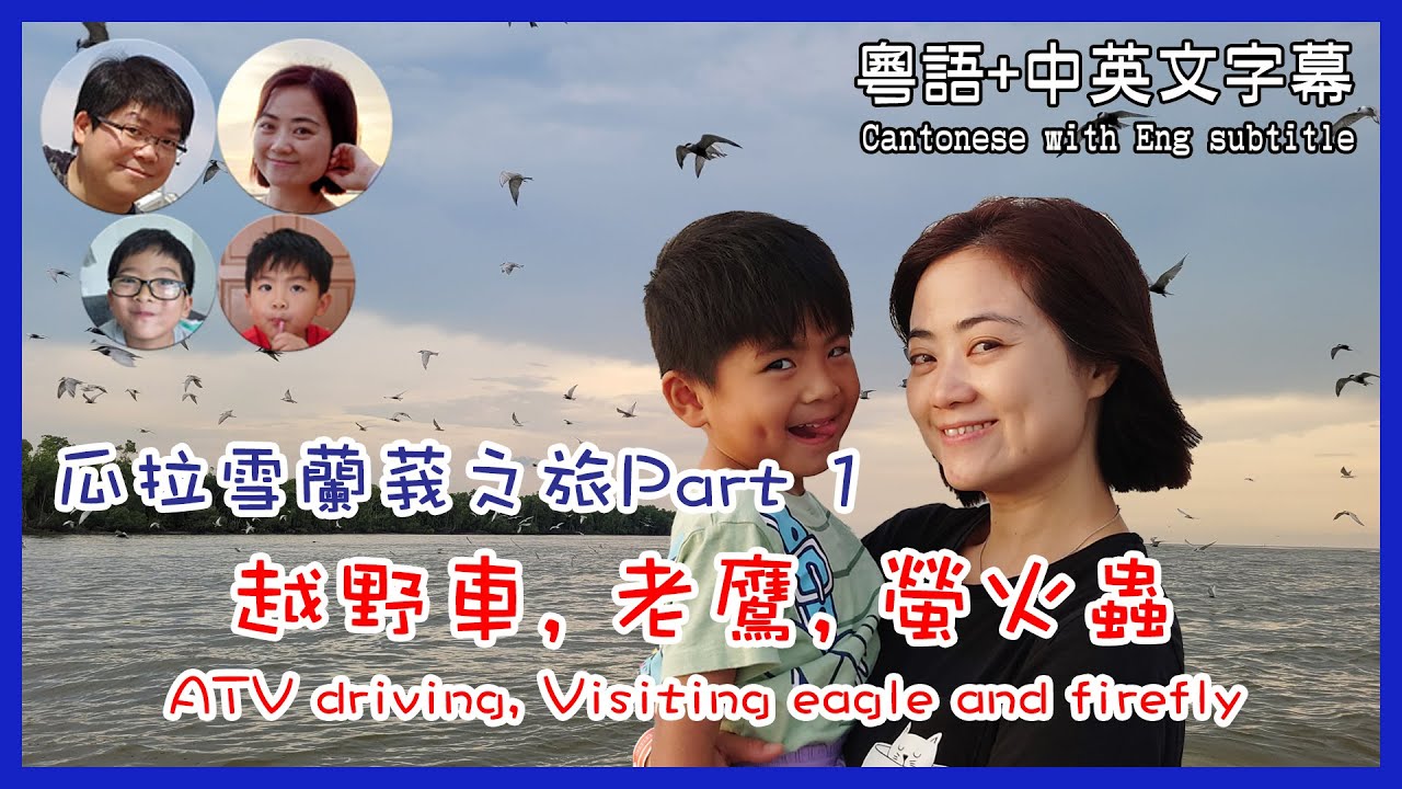 [21]大馬最多老鷹螢火蟲之地@瓜拉雪蘭莪之旅(1) Kuala Selangor(1)ATV, Eagle and Firefly@ 馬拉高Family | 香港人在馬來西亞 | 粵語中英文字幕介紹