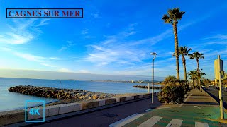 Cagnes Sur Mer France 🇫🇷 | Between Nice And Cannes | 4k Walk Cote D'azur French Riviera
