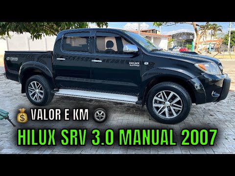 HILUX SRV 3.0 MANUAL 2007 A VENDA