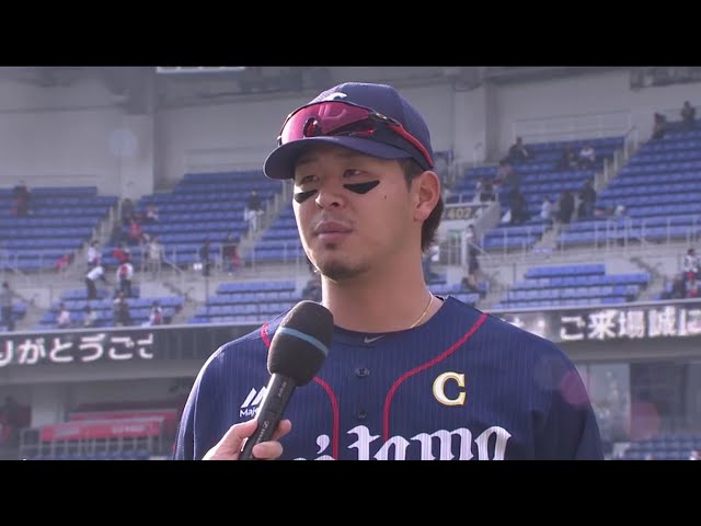 ライオンズ・浅村選手ヒーローインタビュー 2017/4/16 M-L