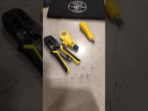 Make your own network cables with Klein