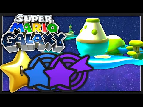 Super Mario Galaxy - Sea Slide Galaxy ALL STARS / COMETS