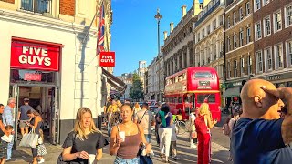London Summer Streets 2025 | Central London West End Walking Tour | 4K HDR