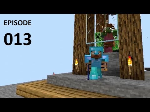 E013 - THE BEST TOWER A MOB - Let's play Minecraft survival solo