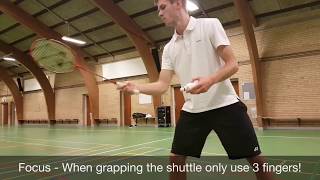 BADMINTON TECHNIQUE #2 - FEEDING - WITH RACKET