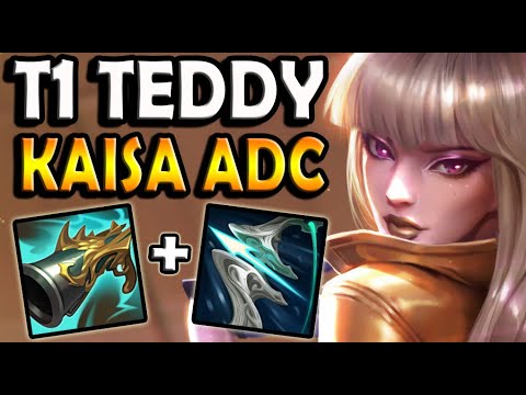 T1 Teddy KAISA vs APHELIOS [ ADC ] Ranked Korea Patch 11.1 ✅
