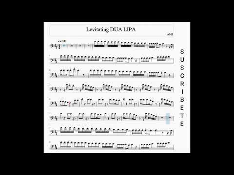 Levitating para CELLO - Dua Lipa *Partituras de musica MJ* / Levitating score for CELLO - Dua lipa