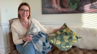 Boho Chic Living Room Update - Chic Velvet Pillow Cases