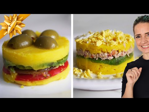 Causa Peruana Clásica y Vegan (no se pierdan esta receta!!! es fácil y la van a adoptar)