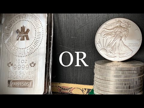 Ten Ounce Bar vs Silver Eagles, Which is Better … Right Now?