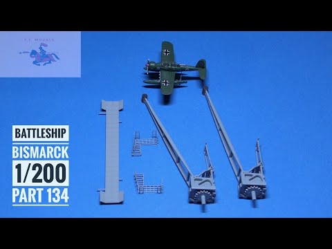 Hachette  -  Build  The  Battleship  Bismarck  1/200  (  Part  134  )