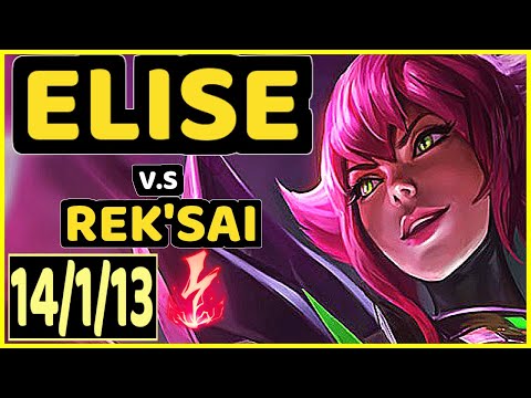 REVOLTA (ELISE) vs REK'SAI - 14/1/13 KDA JUNGLE CHALLENGER GAMEPLAY - BR