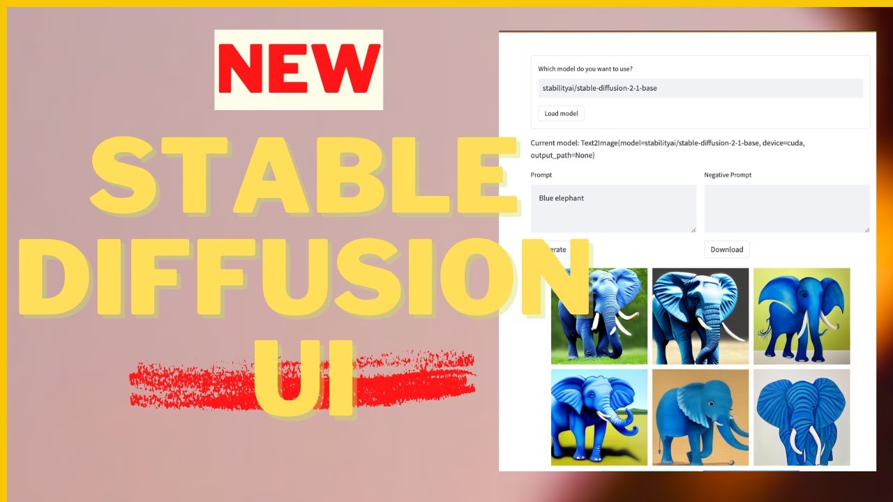 Minimal Stable Diffusion Web UI with img2img, inpainting - Supports M1 Macs
