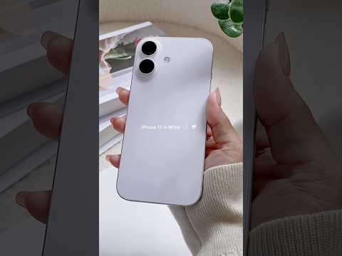 iPhone 17 White 🤍 256GB | Hands-On Unboxing 🍀