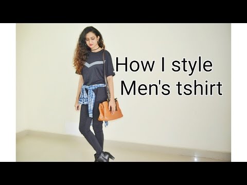 How I style: Men's tshirt Video