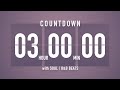 3 Hours Countdown Timer Flip clock🎵 / +SOUL R&B Beats 🎧 + Bells 🔔