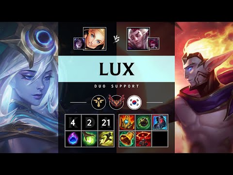 Lux Support vs Rakan - KR Grandmaster Patch 25.11