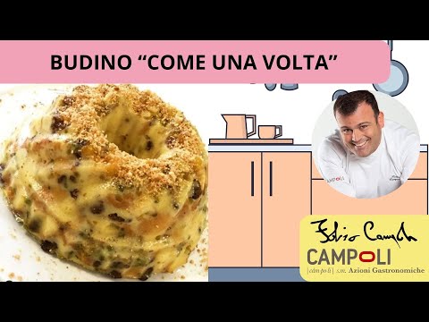 Come fare un budino "come una volta" - un'antica ricetta dolce interpretata da @fabiocampoli