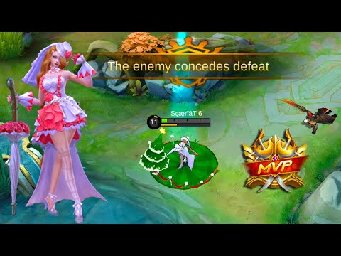 MLBB Top Global Lesley Romantic Love MVP HIghlights Gameplay