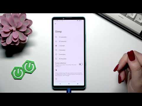 SONY Xperia 10 VII – How to Change Screen Timeout