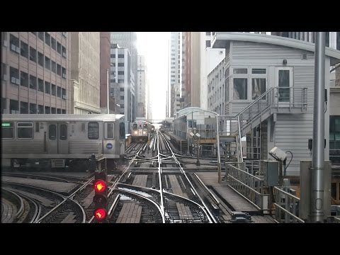 2015/02/14 Chicago 'L' Front View Counterclockwise | 【前面展望】 シカゴ 'L'  反時計回り