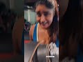 DIMPLE HAYATHI WORKOUT Fitness Shorts Fitness Gym Instagram Happy Viral Hot Telugu Actress