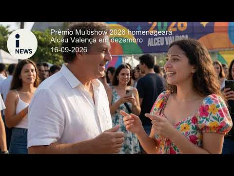 Prêmio Multishow 2026 homenageará Alceu Valença em dezembro