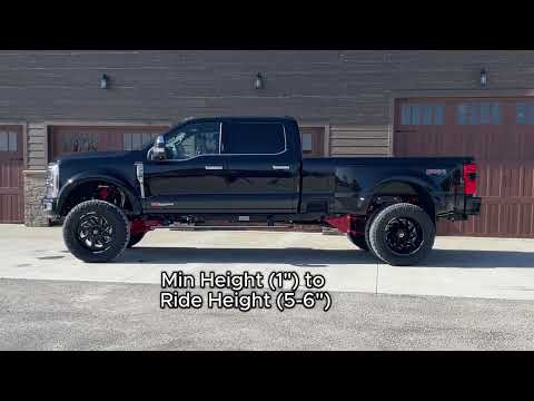 2024 Ford F-450 5-6" Kelderman Air Suspension Lift Kit - Raising/Lowering