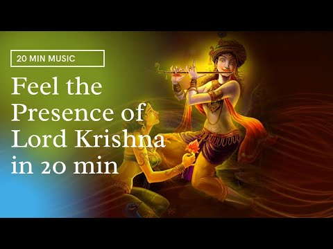 Feel the presence of lord Krishna with this music....| Relaxing flute music.