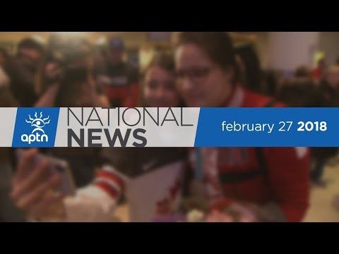 APTN National News February 27, 2018 – Budget 2018, Olympian Brigette Lacquette returns with silver
