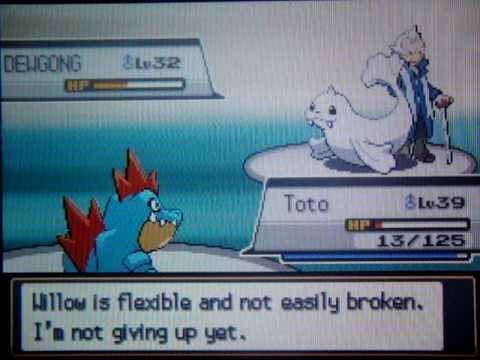 Pokemon Soul Silver Walkthrough 55 - Gym Leader Pryce