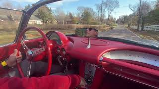 Fuel-Injected 1959 Chevrolet Corvette 4-Speed Driving POV Part 2