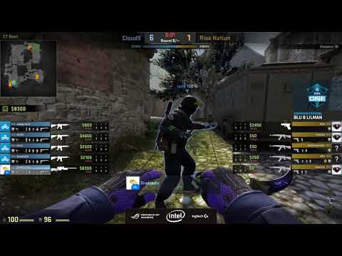 Cloud9 vs Rise Nation ESL NY Online Qualifier - Map 1