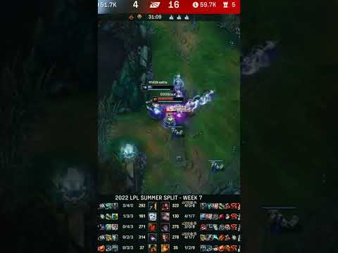 RNG vs EDG Scout Sylas SoloKill Breathe Gangplank - 2022 LPL Summer #shorts