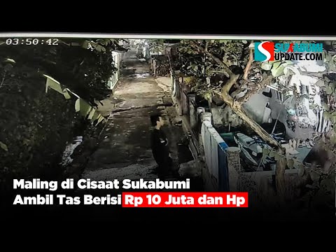 Maling di Cisaat Sukabumi Ambil Tas Berisi Rp 10 Juta dan Hp