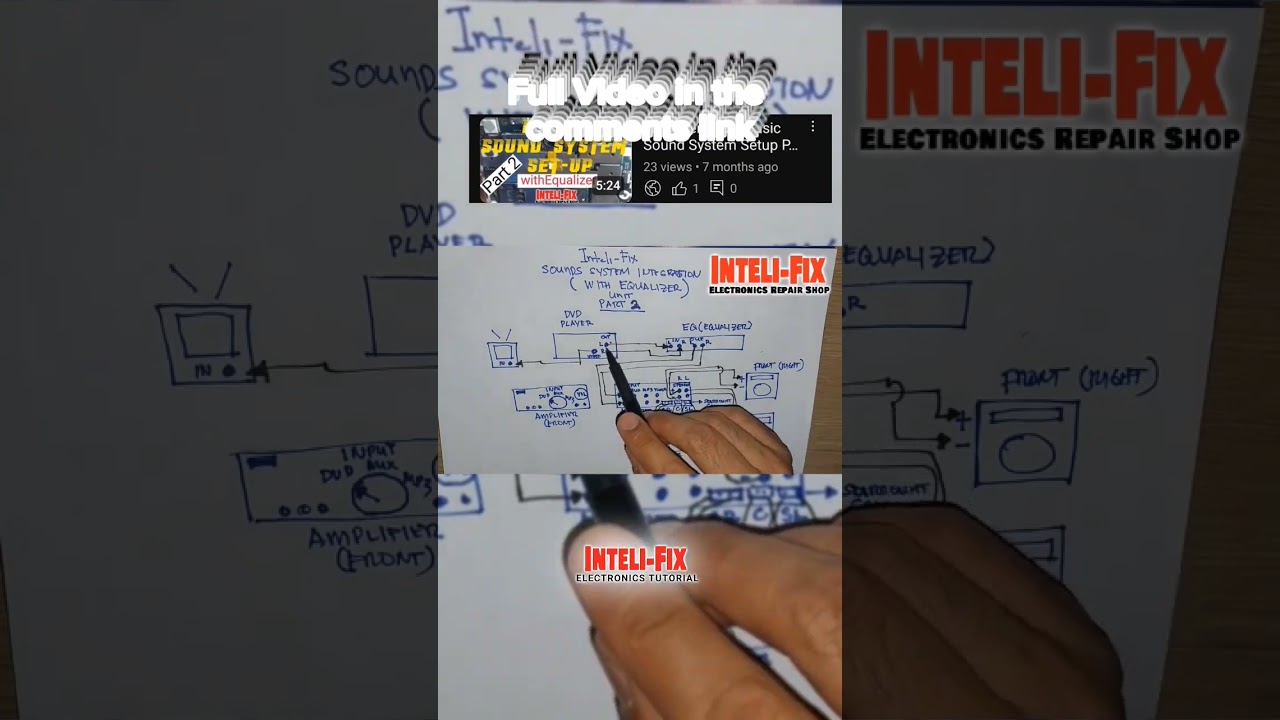 Equalizer setup-Basic Sound System Setup Pt.2 #shorts #youtubeshorts #capcut #tutorials #intelifix