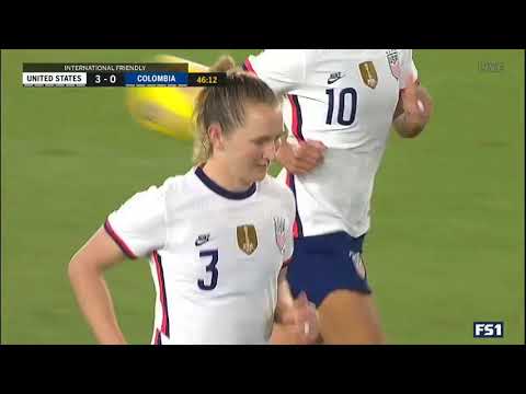 Sam Mewis gets her first career hat trick in @USWNT's first game of the year 🔥