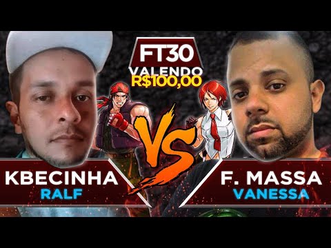 🔴FT30 - KBECINHA VS FELIPE MASSA KOF 2002 VALENDO R$100,00